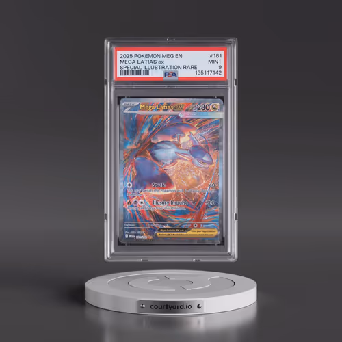 2025 Pokémon Meg EN-Mega Evolution #181 Mega Latias EX - Holo Special Illustration Rare (PSA 9 MINT)