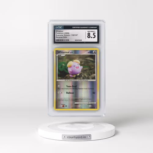2009 Supreme Victors #132/147 Whismur - Reverse Holo (CGC 8.5 NM-MT+)