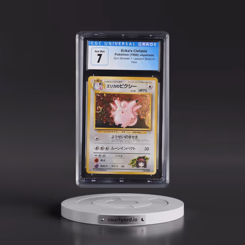 1998 Gym Booster 1: Leaders' Stadium Erika's Clefable - Holo (CGC 7 NM)