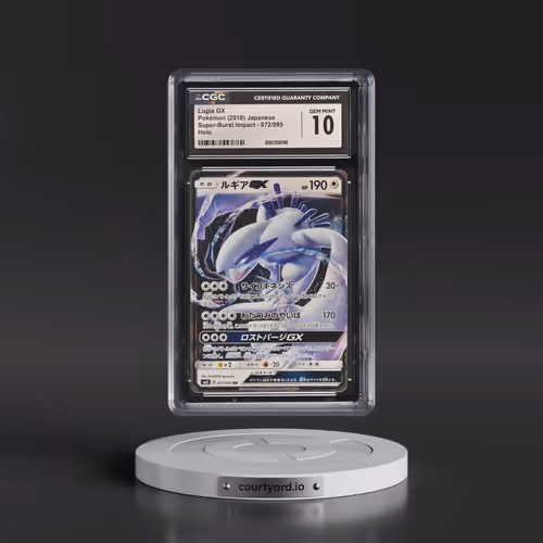 2018 Pokémon Sun & Moon Super-Burst Impact #072 Lugia GX - Holo (CGC 10 GEM MINT)