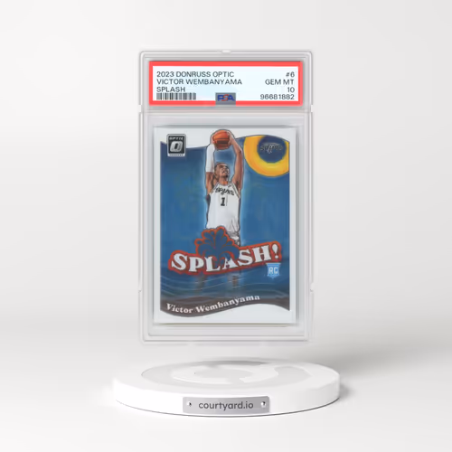 2023 Panini Donruss Optic Splash #6 Victor Wembanyama (PSA 10 GEM MINT)