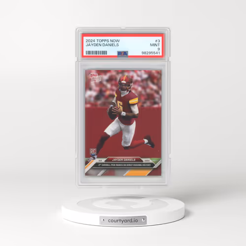2024 Topps Now #3 Jayden Daniels (PSA 9 MINT)