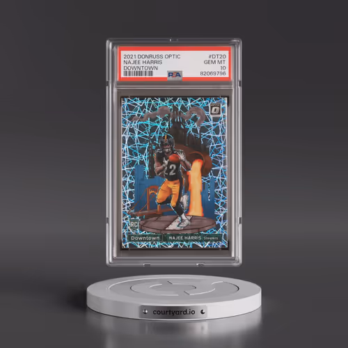2021 Panini Donruss Optic Downtown #DT20 Najee Harris (PSA 10 GEM MINT)
