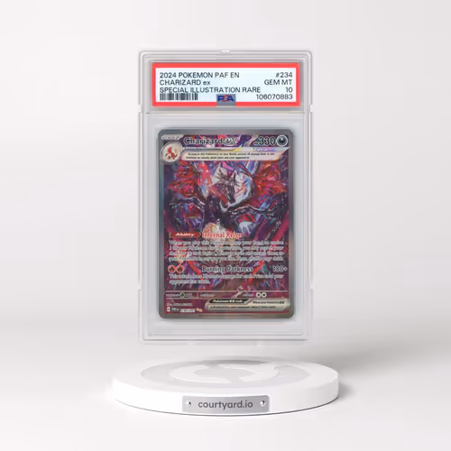 2024 Pokémon Paf EN-Paldean Fates #234 Charizard EX - Holo Special Illustration Rare (PSA 10 GEM MIN