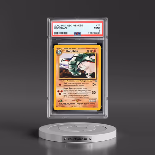 2000 Pokémon Neo Genesis #21 Donphan (PSA 9 MINT)