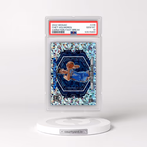 2022 Panini Mosaic #236 Chet Holmgren - Variation-Fast Break (PSA 10 GEM MINT)