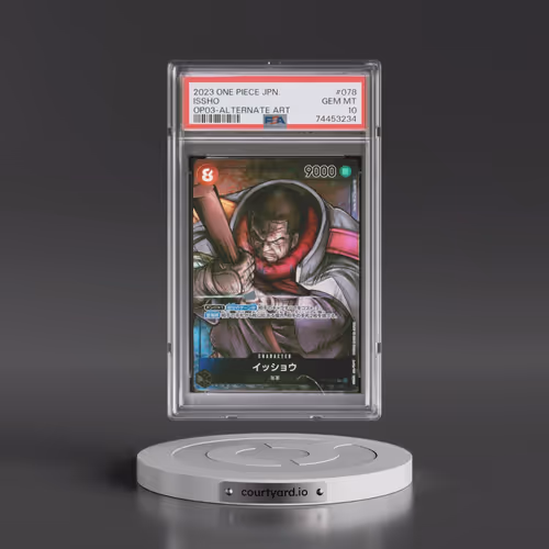 2023 One Piece Japanese OP03-Pillars of Strength #078 Issho - Alternate Art (PSA 10 GEM MINT)