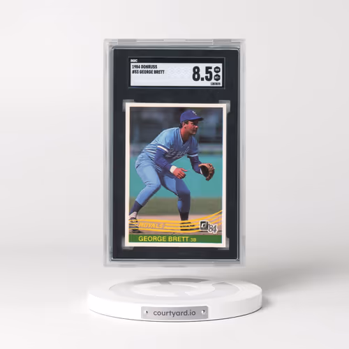 1984 Donruss #53 George Brett (SGC 8.5 NM-MT+)