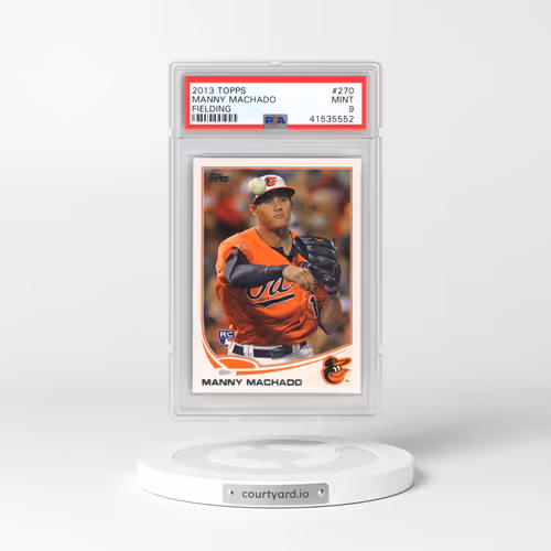 2013 Topps #270 Manny Machado - Fielding (PSA 9 MINT)