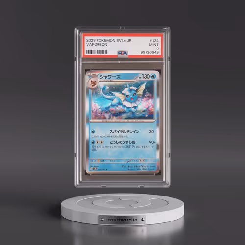 2023 Pokémon Sv2a-Pokemon 151 #134 Vaporeon (PSA 9 MINT)