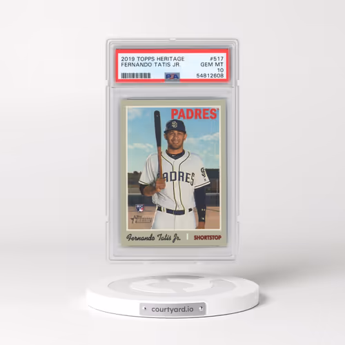 2019 Topps Heritage #517 Fernando Tatis Jr. (PSA 10 GEM MINT)
