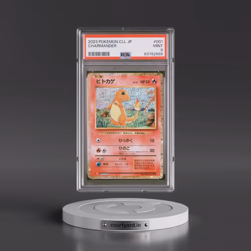 2023 Pokémon Cll-Trading Card Game Classic Charizard & HO-Oh EX Deck #001 Charmander (PSA 9 MINT)