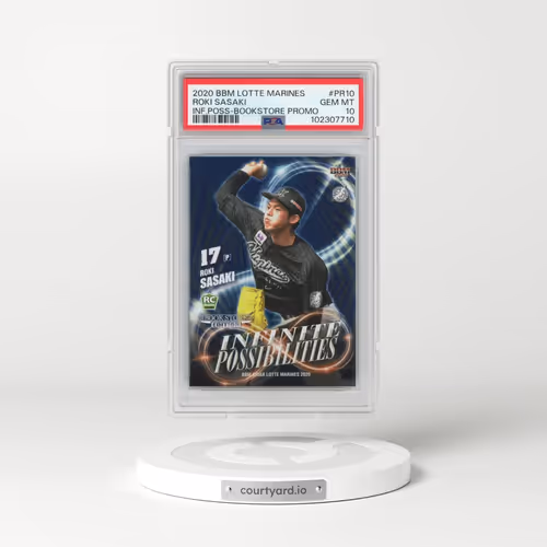 2020 BBM Chiba Lotte Marines Infinite Possibilities #PR10 Roki Sasaki - Bookstore Promo (PSA 10 GEM MINT)