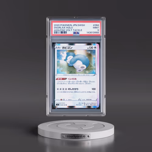 2020 Pokémon Sword & Shield Amazing Volt Tackle #084 Snorlax - Holo (PSA 9 MINT)