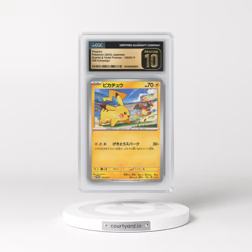 2009 Supreme Victors #120/147 Pikachu - Gym Event Campaign (CGC 10 PRISTINE)