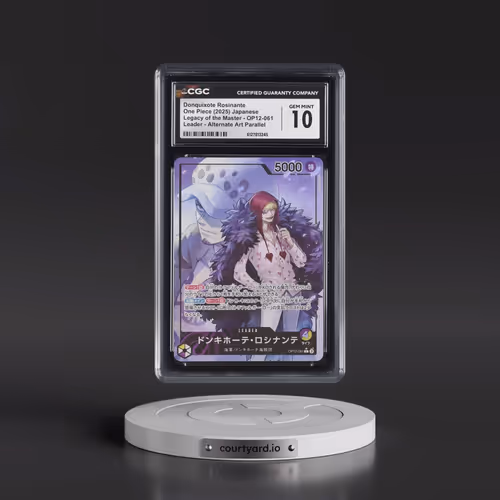 2025 Legacy of the Master (OP12) - Japanese #OP12-061 Donquixote Rosinante - (Map Text Box) Alt. Art
