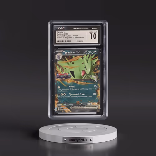 2024 Prismatic Evolutions - PRE EN #064/131 Tyranitar ex - (Prismatic Evolutions Stamp) Lucario ex &