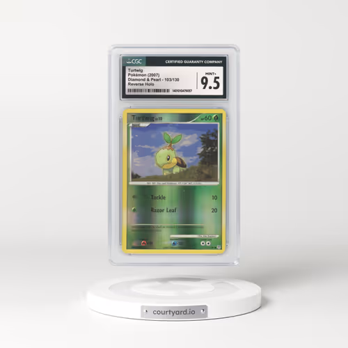 2007 Diamond & Pearl #103 Turtwig - Holo (CGC 9.5 MINT+)