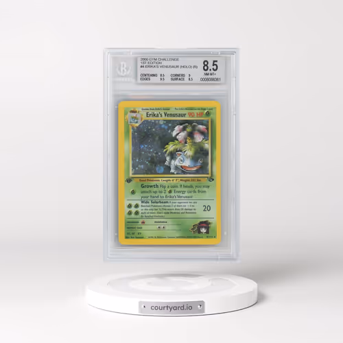 2000 Gym Challenge #4 Erika's Venusaur - 1st Edition Holo (BGS 8.5 NM-MT+)