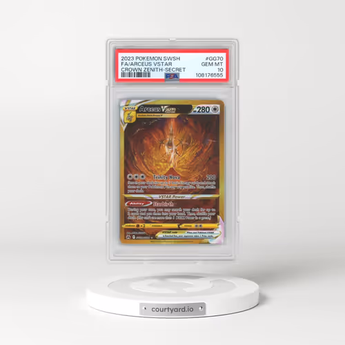 2023 Pokémon Sword and Shield Crown Zenith #GG70 Arceus Vstar - Full Art Secret (PSA 10 GEM MINT)