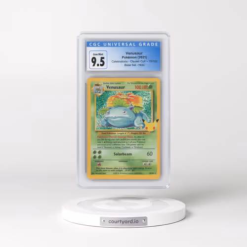 2021 Celebrations - Classic Collection #15/102 Venusaur - Base Set Holo (CGC 10 GEM MINT)