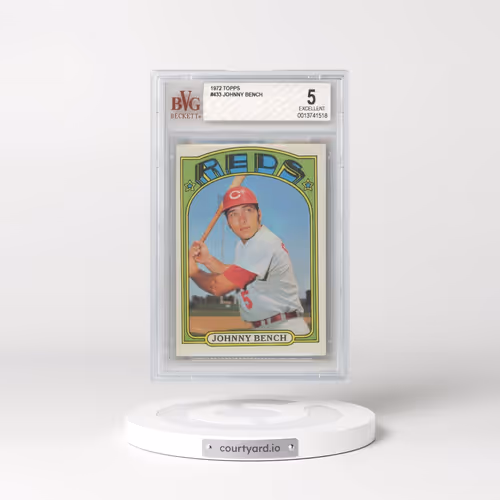1972 Topps #433 Johnny Bench (BVG 5 EX)