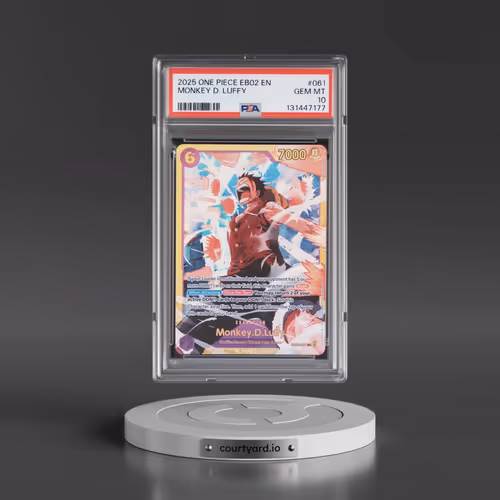2025 One Piece EB02-Extra Booster -Anime 25th Collection #061 Monkey D. Luffy (PSA 10 GEM MINT)