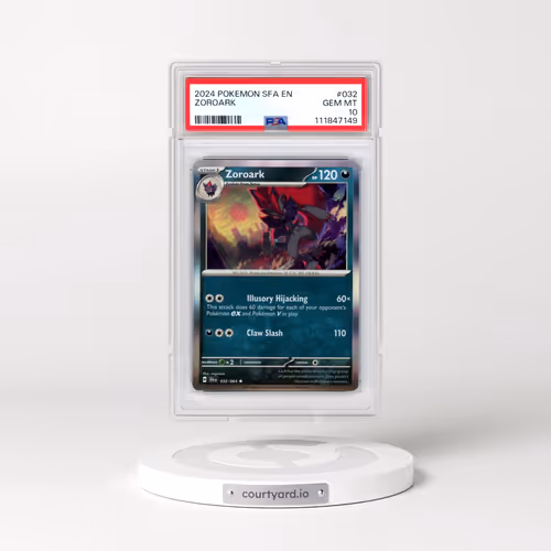 2024 Pokémon Sfa EN-Shrouded Fable #032 Zoroark (PSA 10 GEM MINT)