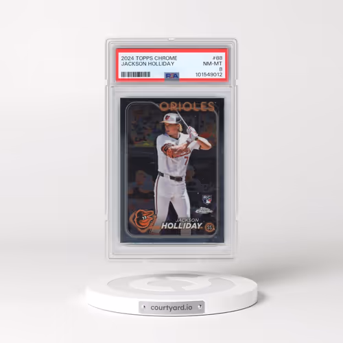 2024 Topps Chrome #88 Jackson Holliday (PSA 8 NM-MT)