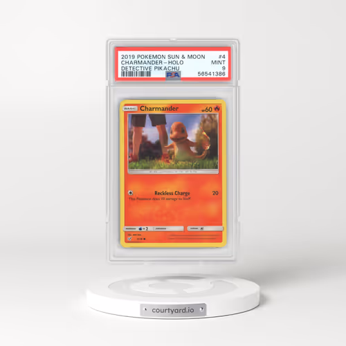2019 Detective Pikachu #4 Charmander - Holo (PSA 9 MINT)