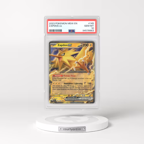 2023 Scarlet & Violet 151 - MEW EN #145 Zapdos ex (PSA 10 GEM MINT)