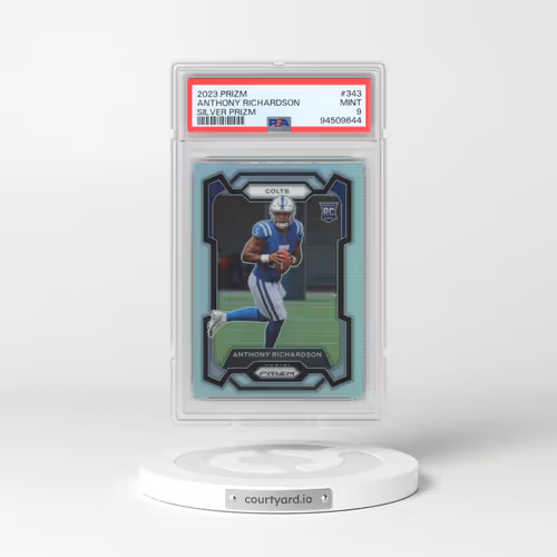 2023 Panini Prizm #343 Anthony Richardson - Silver Prizm (PSA 9 MINT)