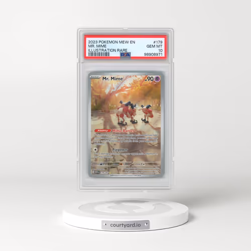 2023 Pokémon Mew EN-151 #179 Mr. Mime - Illustration Rare (PSA 10 GEM MINT)