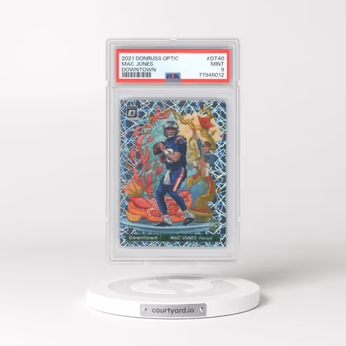 2021 Panini Donruss Optic Downtown #DT40 Mac Jones (PSA 9 MINT)
