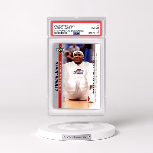 2003 Upper Deck Lebron James Phenomenal Beginnings #4 LeBron James (PSA 8 NM-MT)