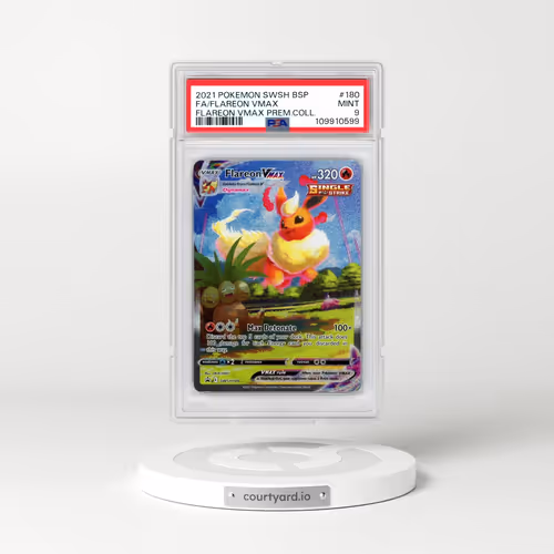 2021 Pokémon Swsh Black Star Promo #180 Flareon Vmax - Full Art Flareon Vmax Premium Collection (PSA