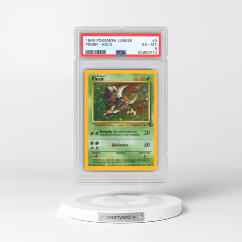 1999 Pokémon Jungle #9 Pinsir - Holo (PSA 6 EX-MT)