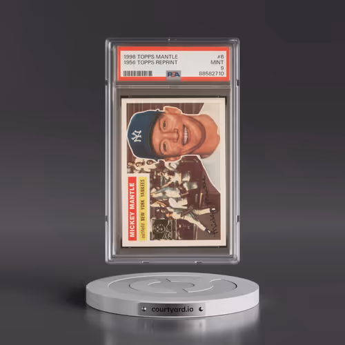 1996 Topps Mantle Reprint #6 1956 Topps Reprint (PSA 9 MINT)
