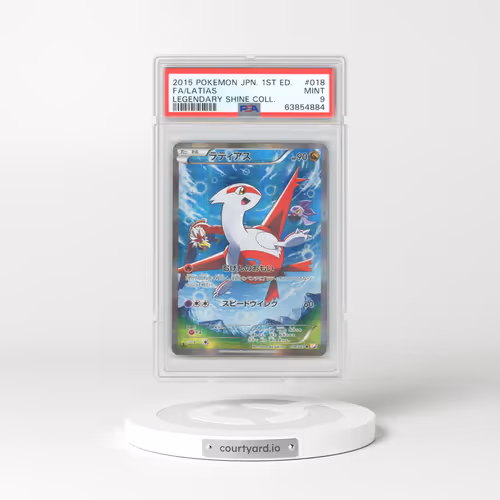 2015 Pokémon Legendary Shine Collection #018 Latias - 1st Edition Full Art (PSA 9 MINT)