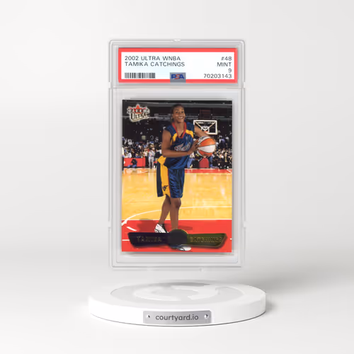 2002 Ultra WNBA #48 Tamika Catchings (PSA 9 MINT)