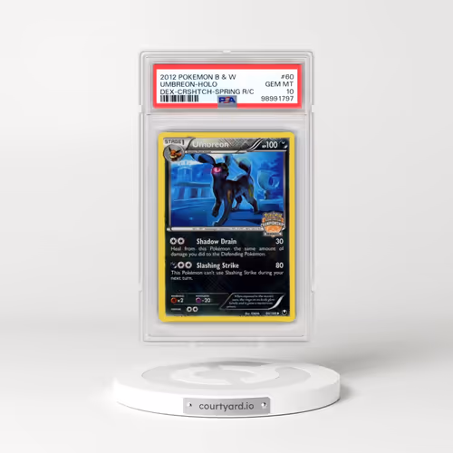 2012 Pokémon Black & White Dark Explorers #60 Umbreon - Holo Crosshatch-2012 Spring Regional Championships (PSA 10 GEM MINT)