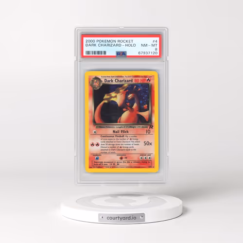 2000 Pokémon Rocket #4 Dark Charizard - Holo (PSA 8 NM-MT)