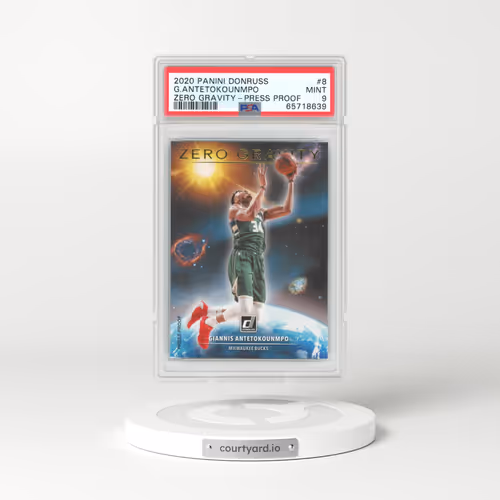 2020 Panini Donruss Zero Gravity #8 Giannis Antetokounmpo - Press Proof (PSA 9 MINT)