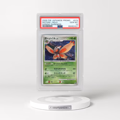 2008 Pokémon Promo #079 Mothim - Holo Shining Darkness (PSA 10 GEM MINT)