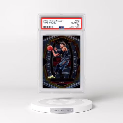 2018 Panini Select #142 Trae Young (PSA 10 GEM MINT)