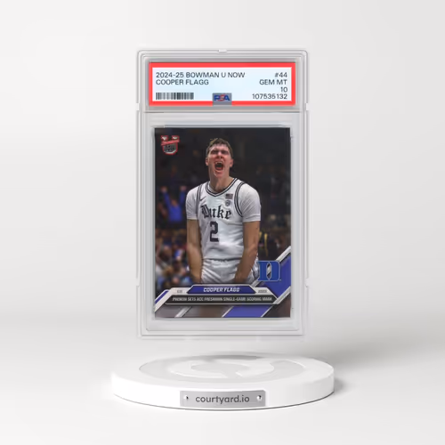 2024-25 Bowman U Now #44 Cooper Flagg (PSA 10 GEM MINT)