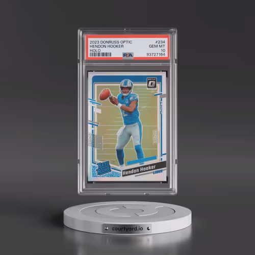 2023 Panini Donruss Optic #234 Hendon Hooker - Holo (PSA 10 GEM MINT)