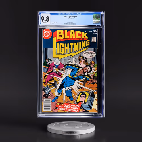 Black Lightning #3 CGC 9.8 White Pages (DC Comics, 7/77) - Universal