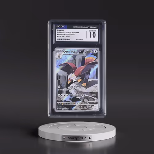 2025 White Flare - sv11W #157/086 Braviary - Art Rare Holo (CGC 10 GEM MINT)
