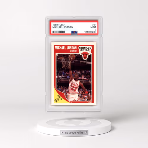 1989 Fleer #21 Michael Jordan (PSA 9 MINT)